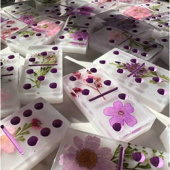 🌸Floral Magic Domino Set - Picture 3 of 4